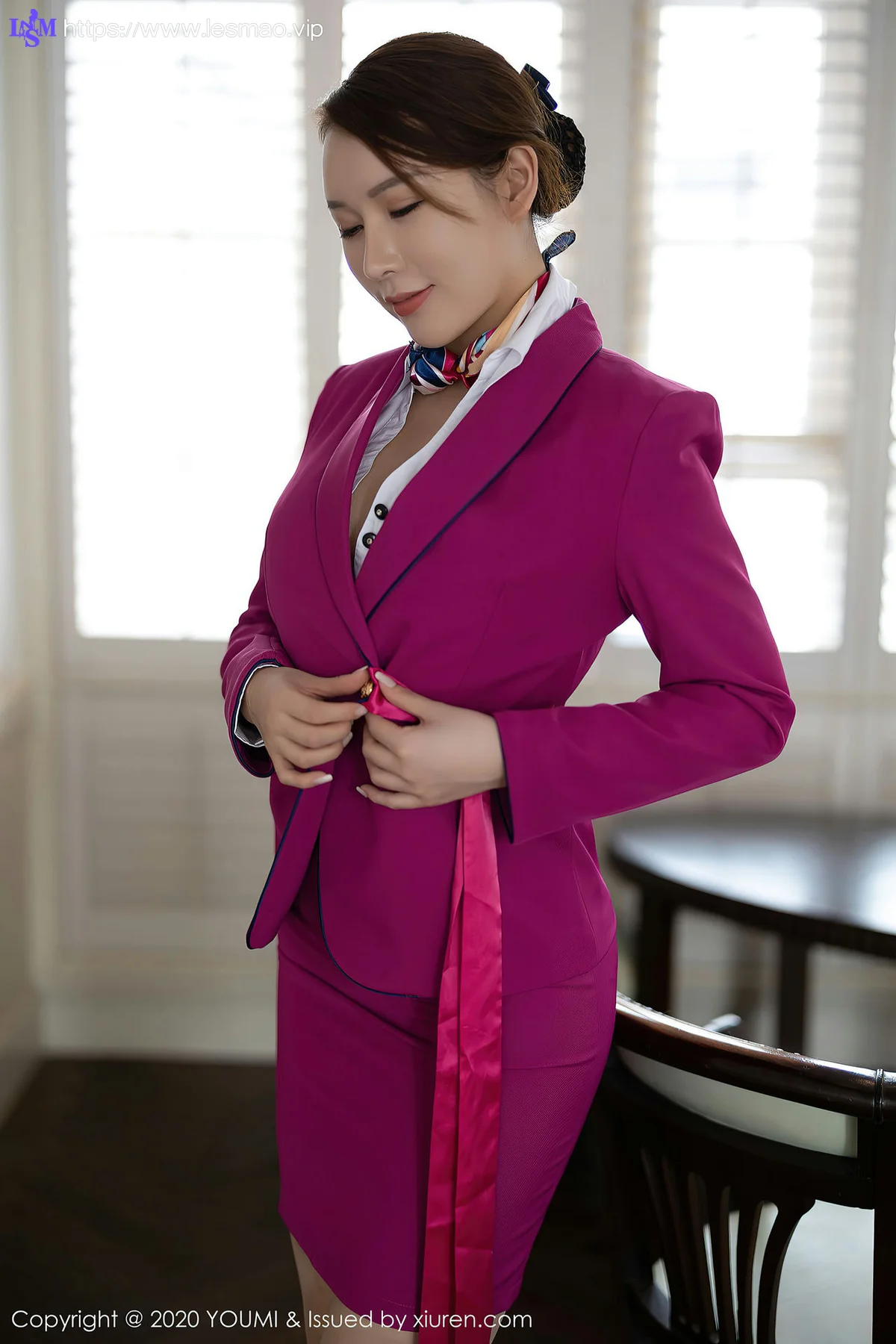 YOUMI 尤蜜荟 Vol.564 空姐制服 尤妮丝 - 18