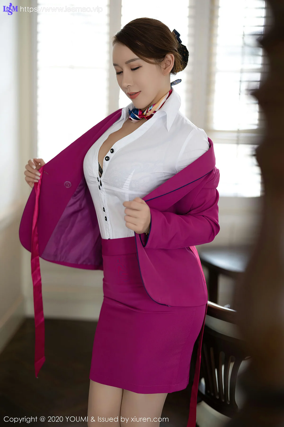 YOUMI 尤蜜荟 Vol.564 空姐制服 尤妮丝 - 20