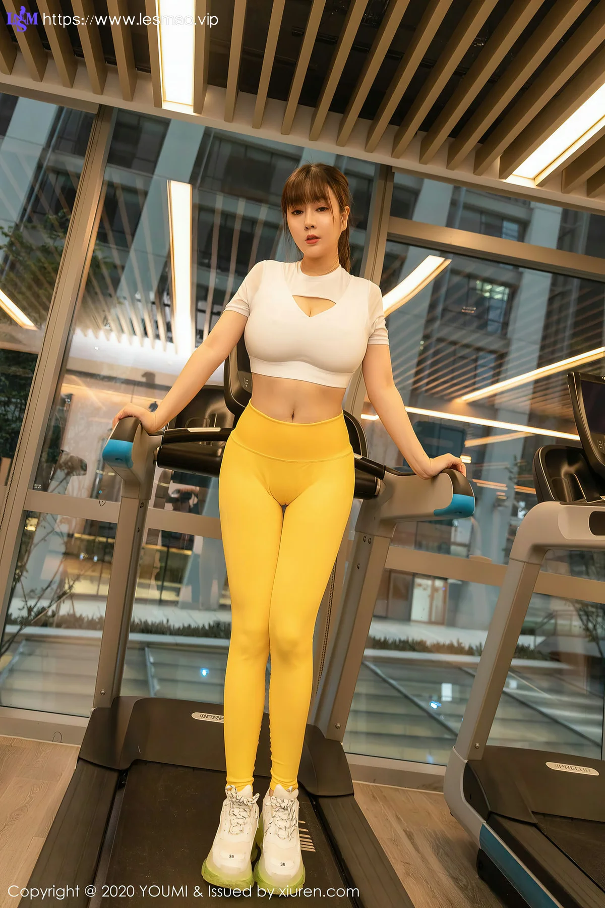 YOUMI 尤蜜荟 Vol.573 运动内衣健身美女 王雨纯 - 10