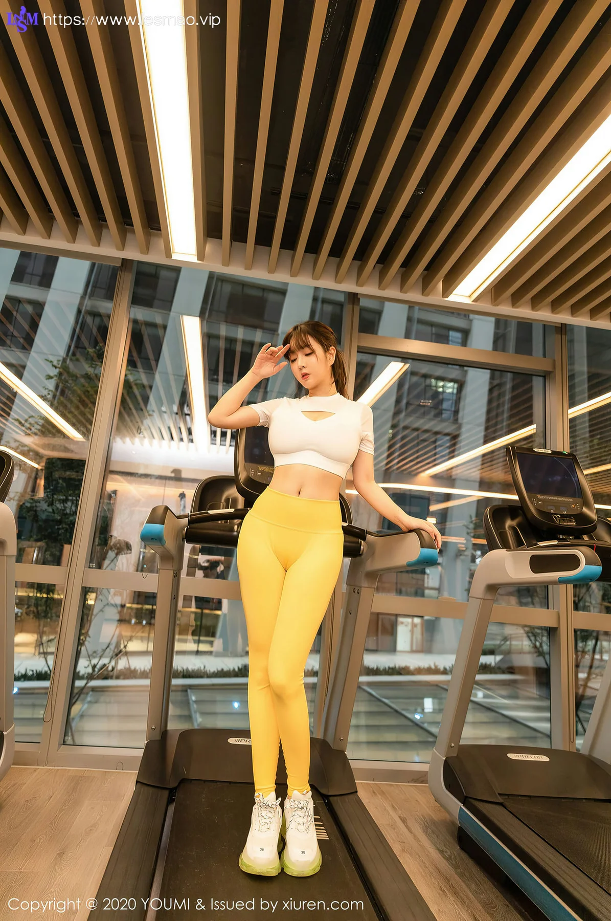 YOUMI 尤蜜荟 Vol.573 运动内衣健身美女 王雨纯 - 11