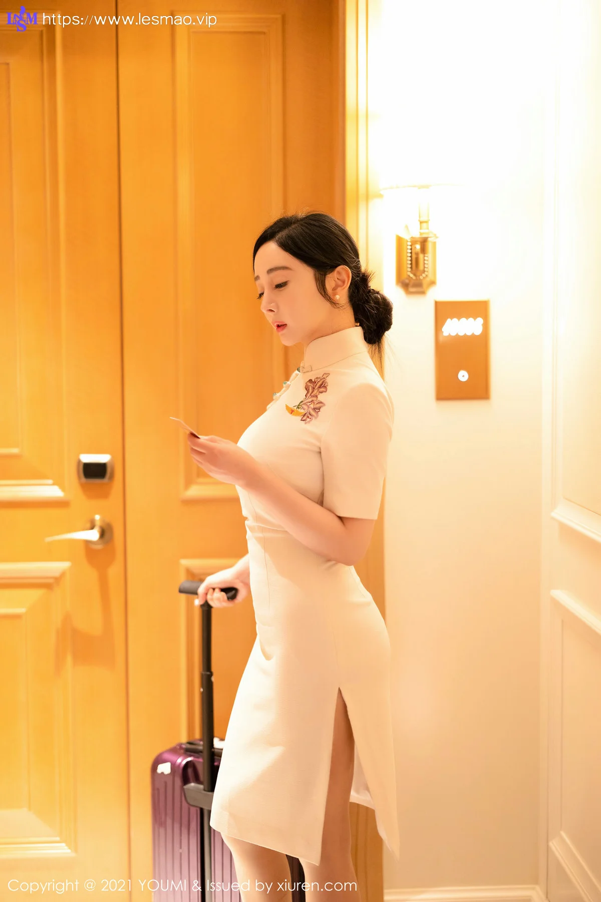 YOUMI 尤蜜荟 Vol.603 剧情空姐女友 允爾 - 14