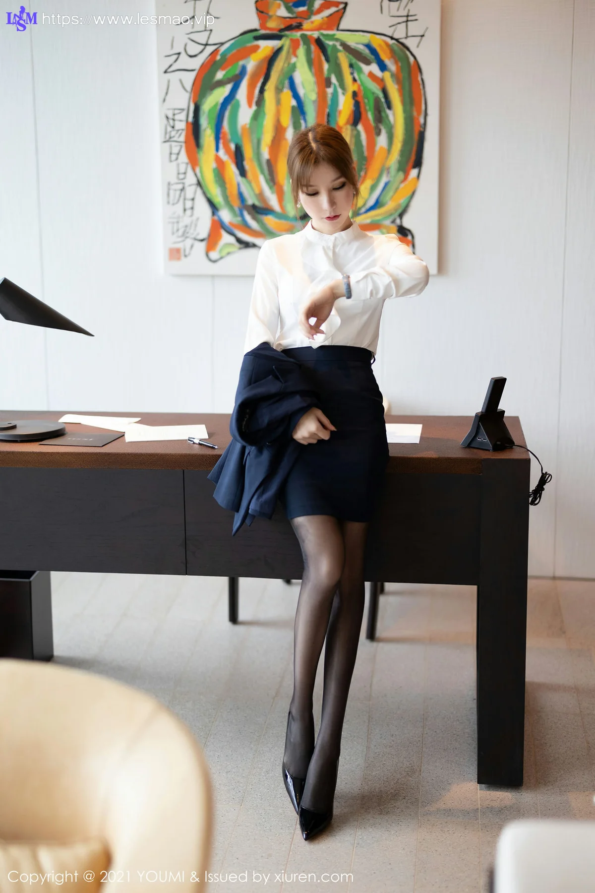YOUMI 尤蜜荟 Vol.606 女强人与下属剧情主题 周于希 - 29