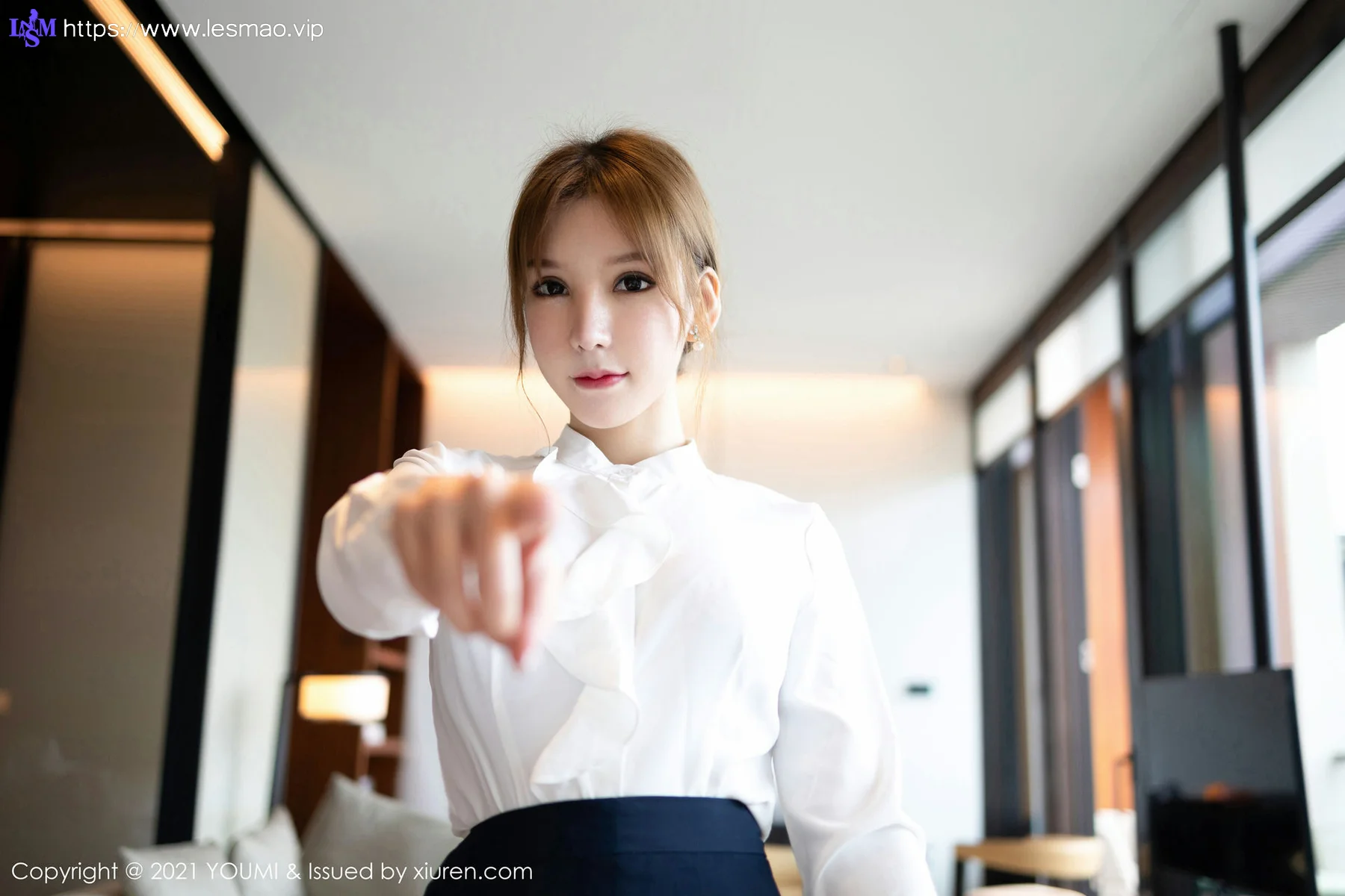 YOUMI 尤蜜荟 Vol.606 女强人与下属剧情主题 周于希 - 105