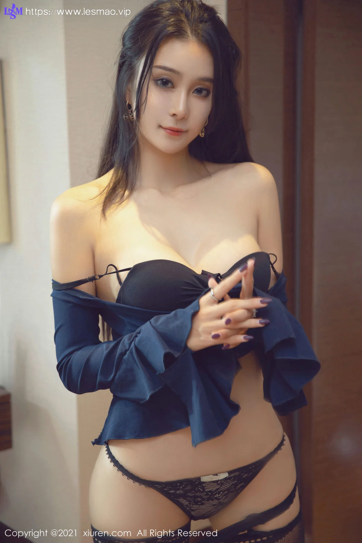 YOUMI 尤蜜荟 Vol.663  圆润美臀 蓝夏Akasha 性感写真3 - 39