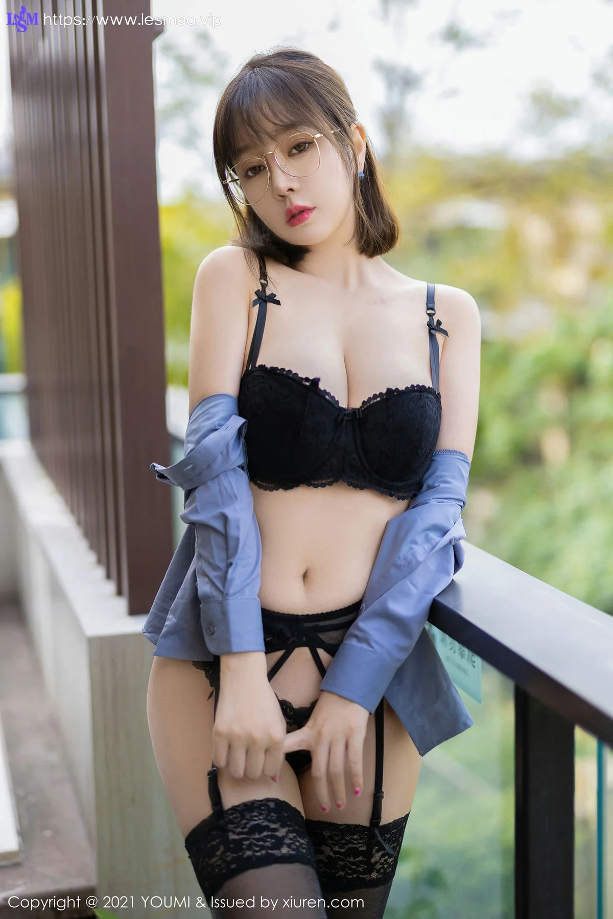 YOUMI 尤蜜荟 Vol.722 眼镜OL  王雨纯 成都旅拍2 - 43