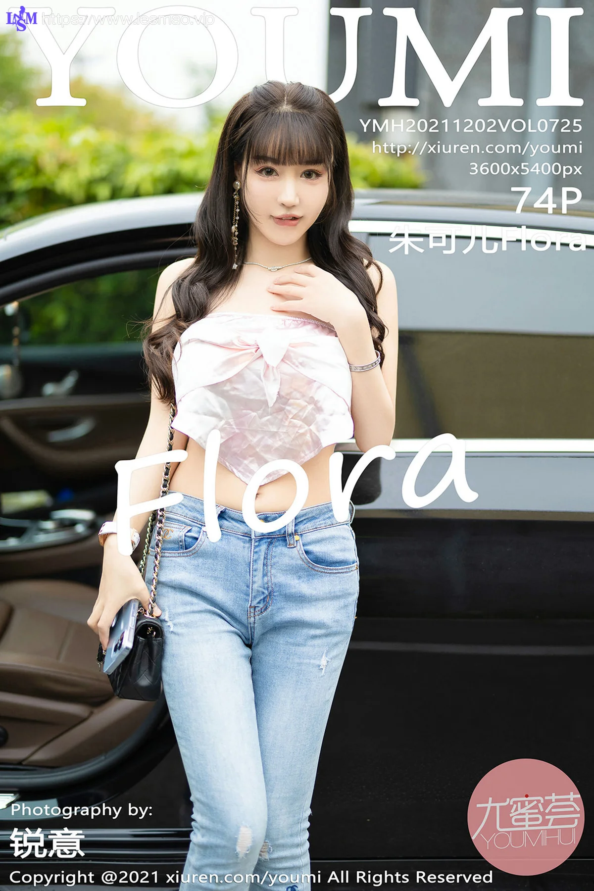 YOUMI 尤蜜荟 Vol.725 户外车内拍摄 朱可儿Flower 成都旅拍33 - 75