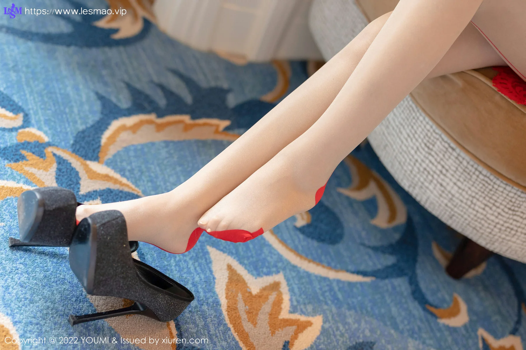 YOUMI 尤蜜荟 Vol.746 红色内衣 允爾 性感写真1 - 12