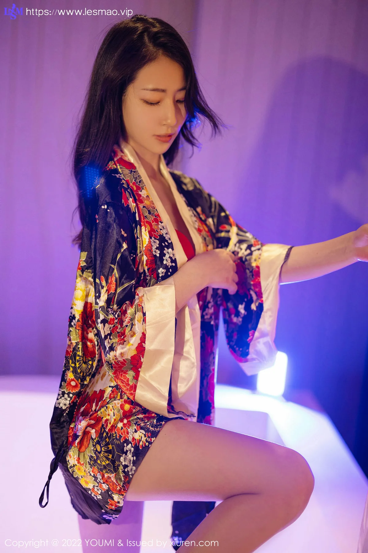 YOUMI 尤蜜荟 Vol.765 花纹上衣 熊小诺 三亚旅拍 - 3