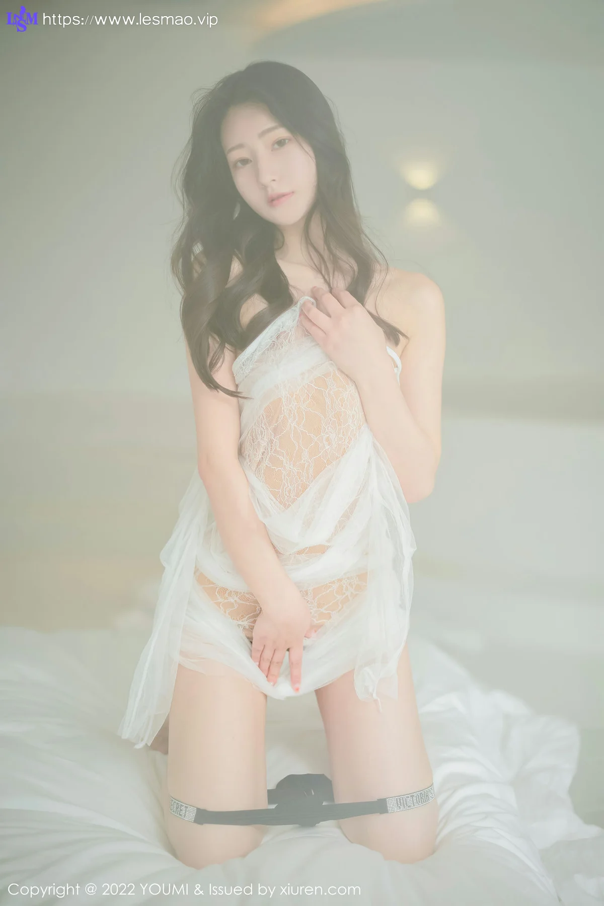 YOUMI 尤蜜荟 Vol.791 网纱轻透上衣 熊小诺 大理旅拍 - 42