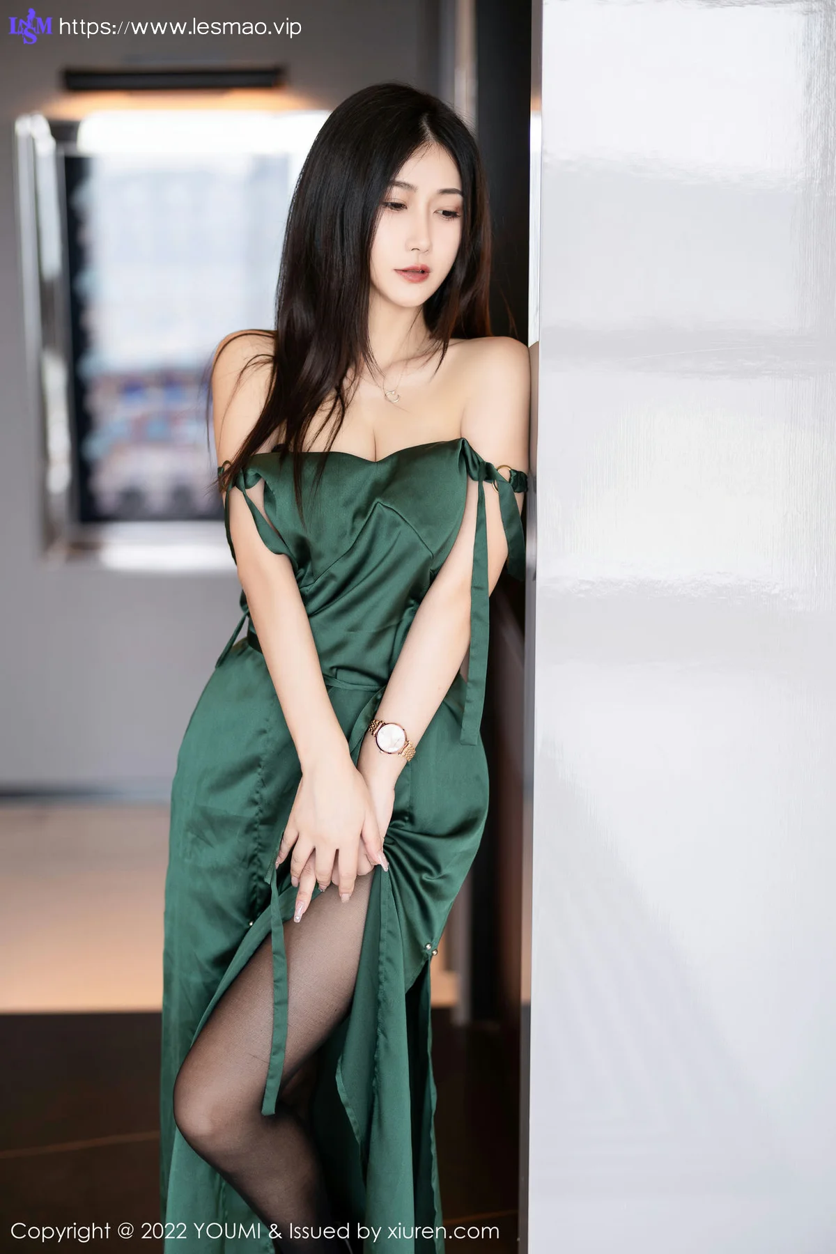 YOUMI 尤蜜荟 Vol.837 laura阿姣 黑色蕾丝内衣性感写真 - 3