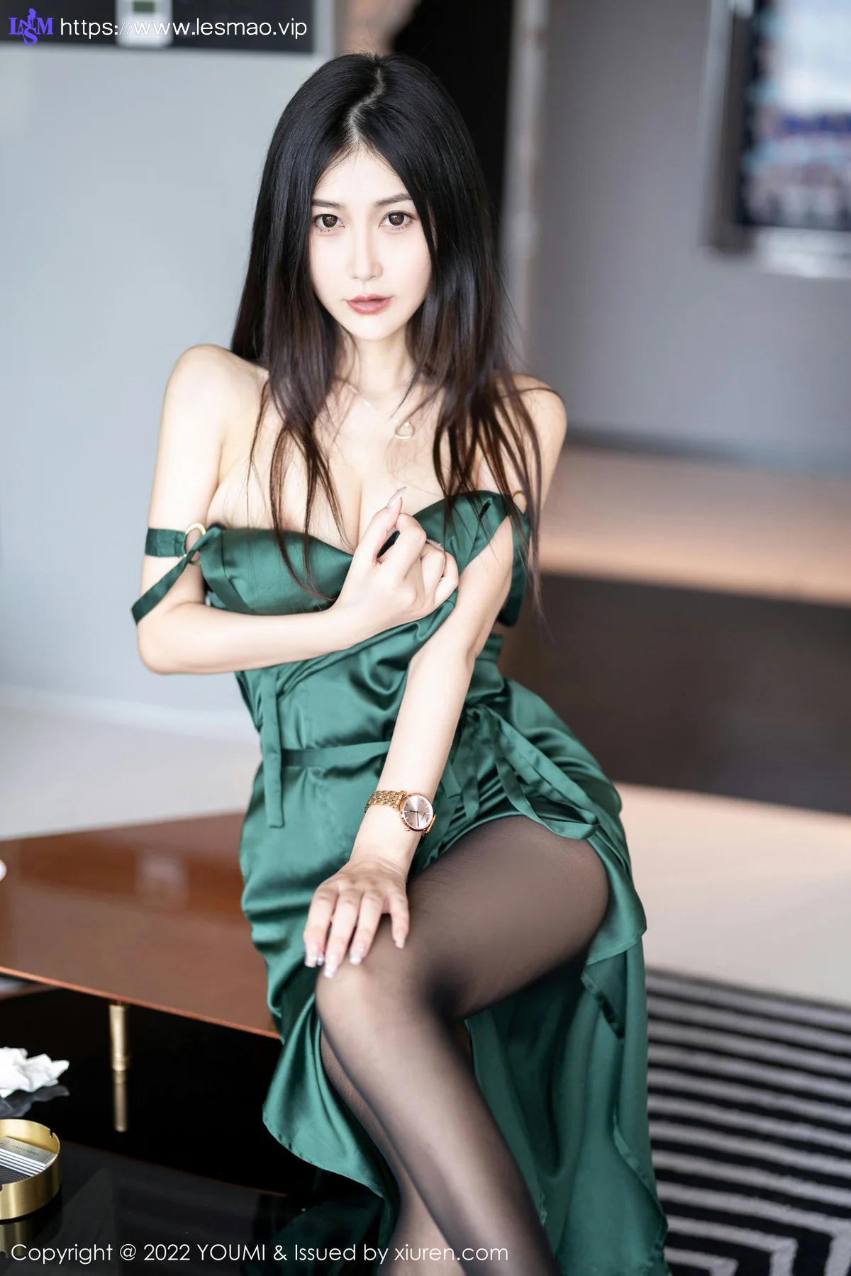 YOUMI 尤蜜荟 Vol.837 laura阿姣 黑色蕾丝内衣性感写真 - 7