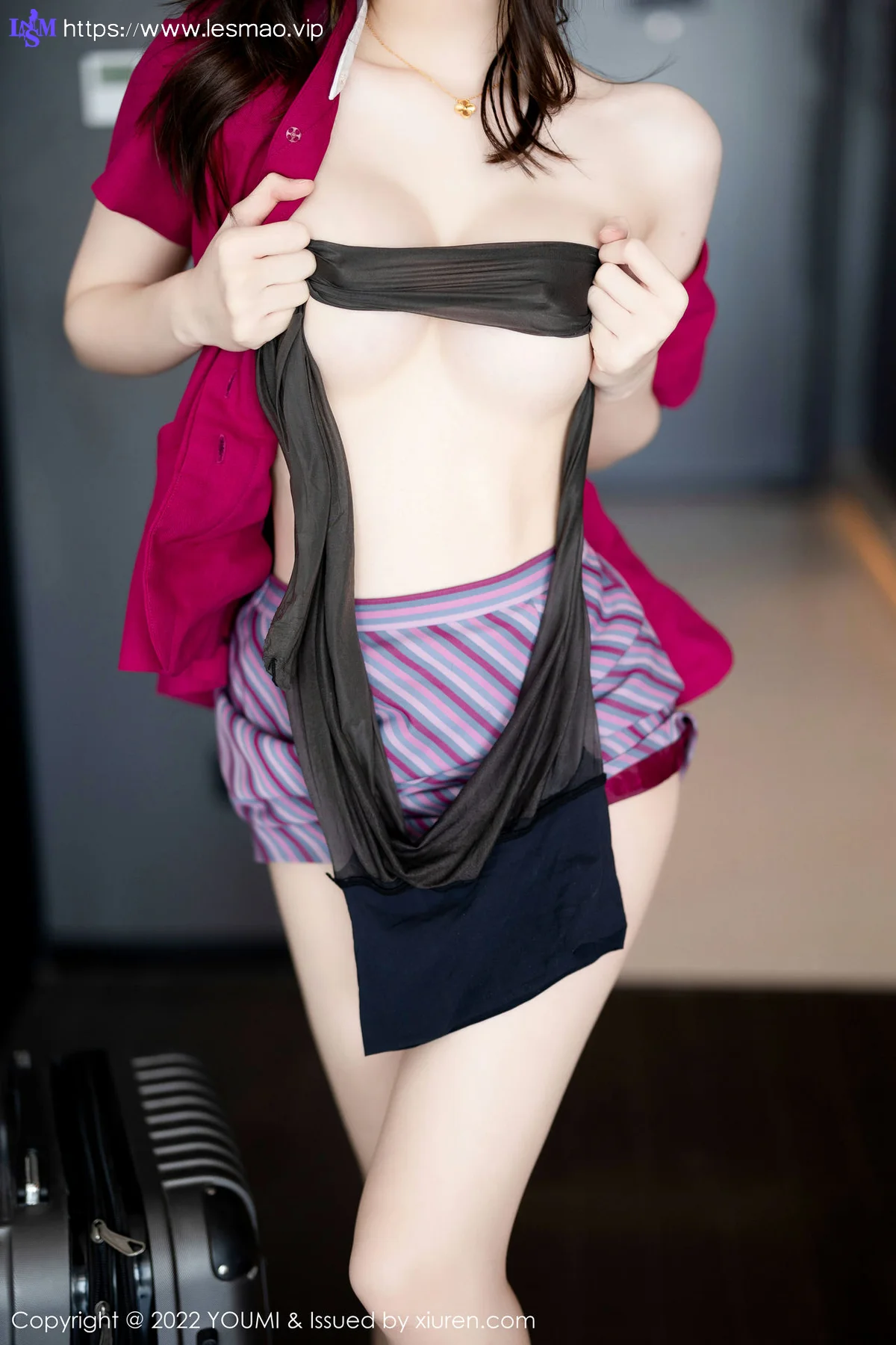 YOUMI 尤蜜荟 Vol.850 是小逗逗 红色空姐制服性感写真11 - 62