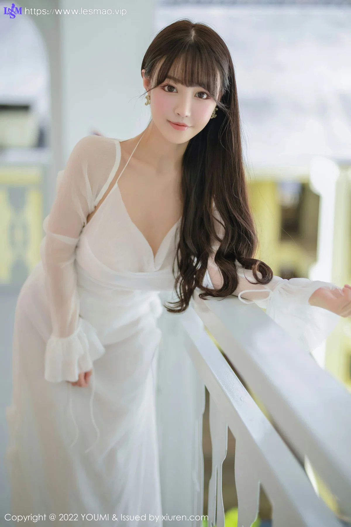 YOUMI 尤蜜荟 Vol.856 朱可儿Flora 娇柔丰满白色丝袜西双版纳... - 5