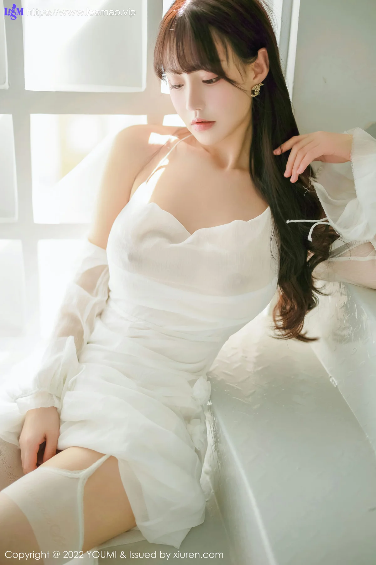 YOUMI 尤蜜荟 Vol.856 朱可儿Flora 娇柔丰满白色丝袜西双版纳... - 11