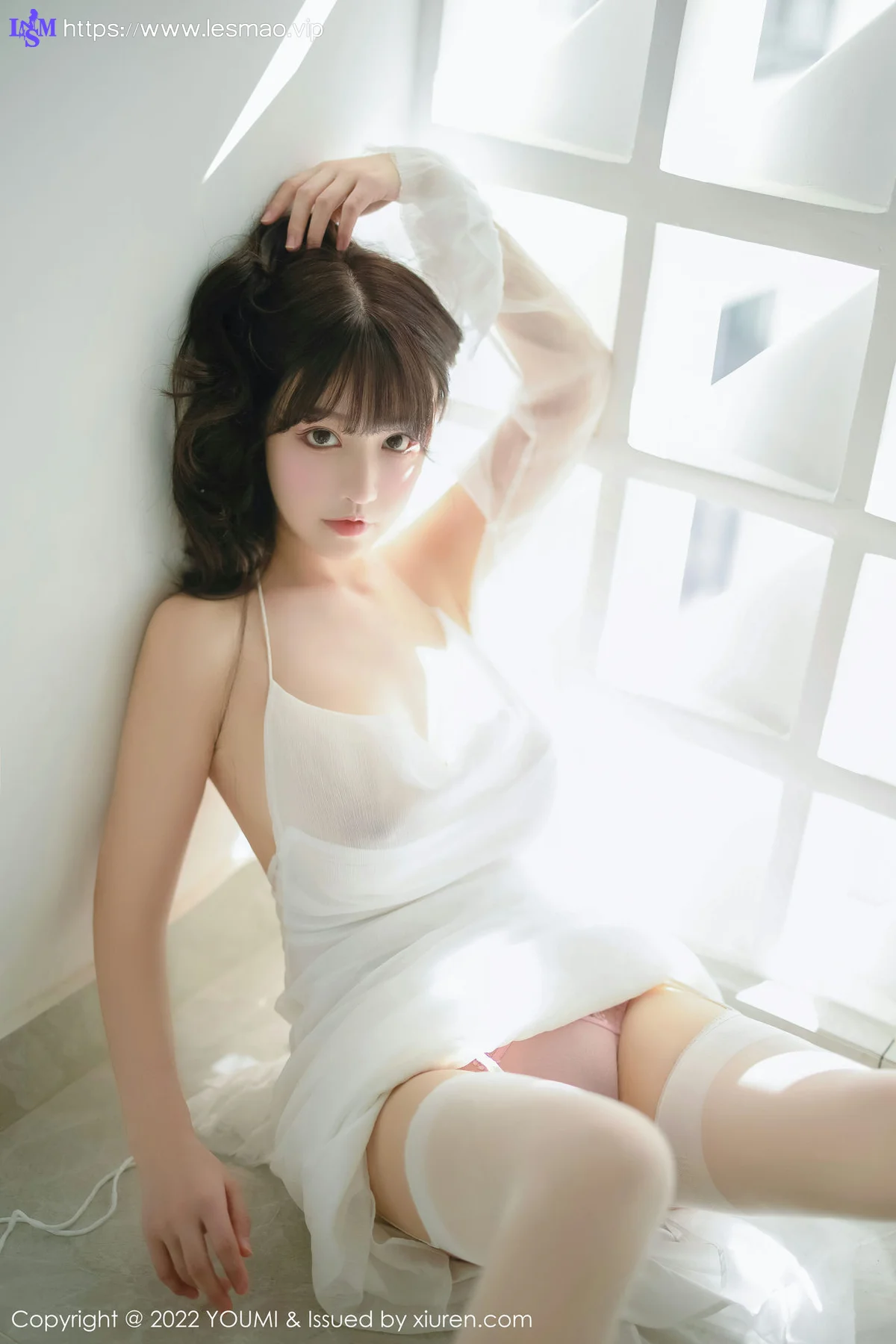 YOUMI 尤蜜荟 Vol.856 朱可儿Flora 娇柔丰满白色丝袜西双版纳... - 15
