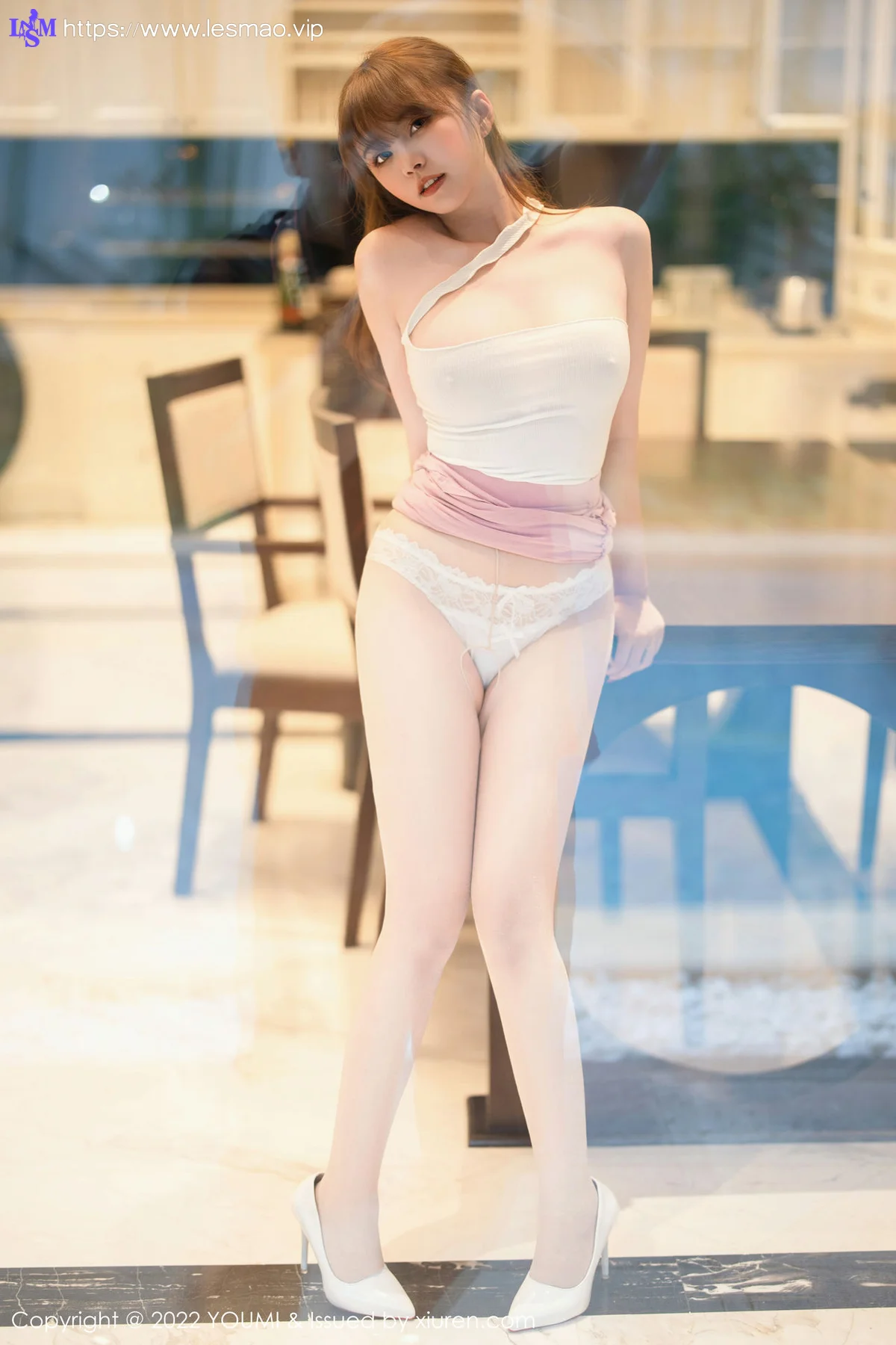 YOUMI 尤蜜荟 Vol.872 张思允Nice 诱人原色丝袜西双版纳旅拍 - 24