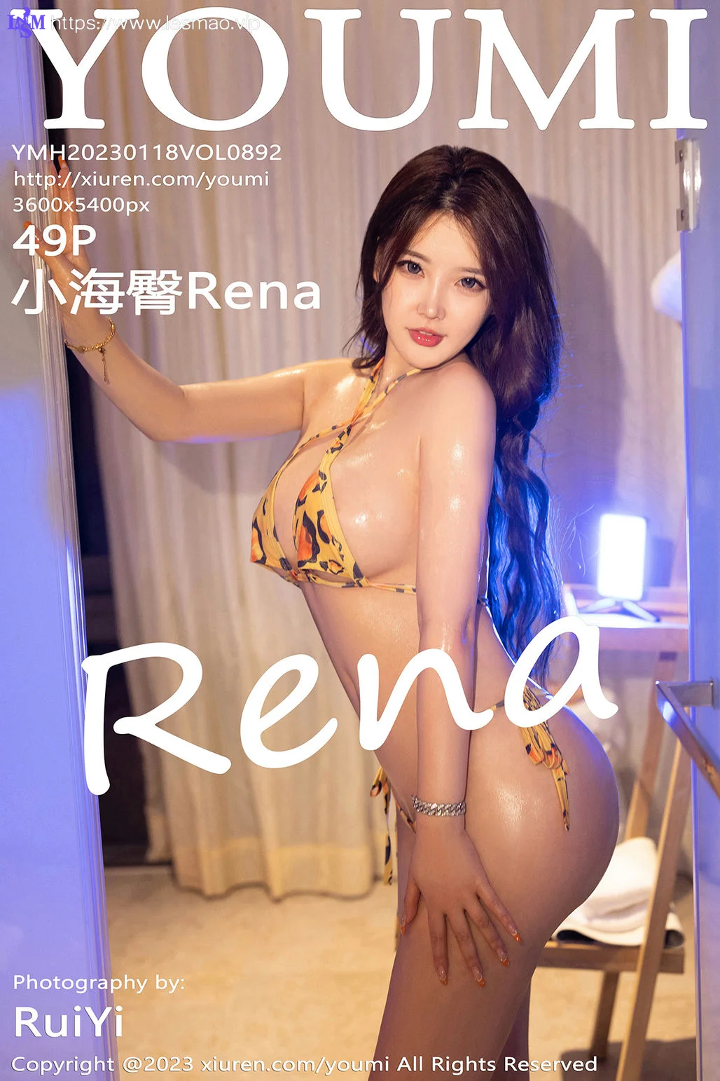 YOUMI 尤蜜荟 Vol.892 小海臀Rena 黄色比基尼万宁旅拍33 - 50