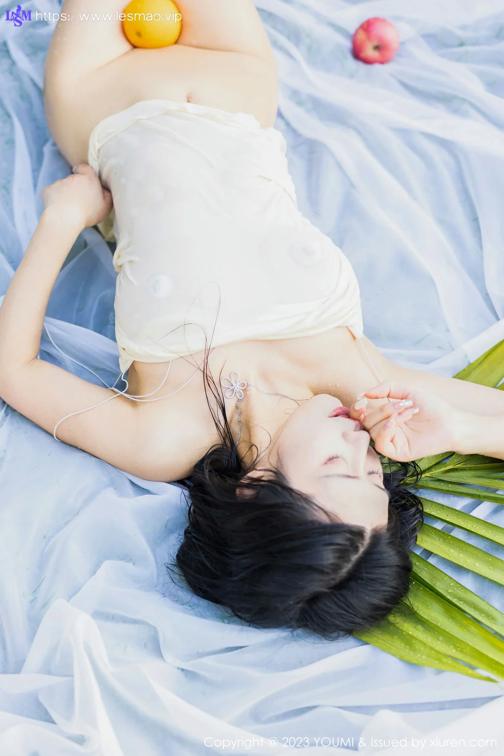 YOUMI 尤蜜荟 Vol.915 laura阿姣 白色吊带短裙性感写真 - 75