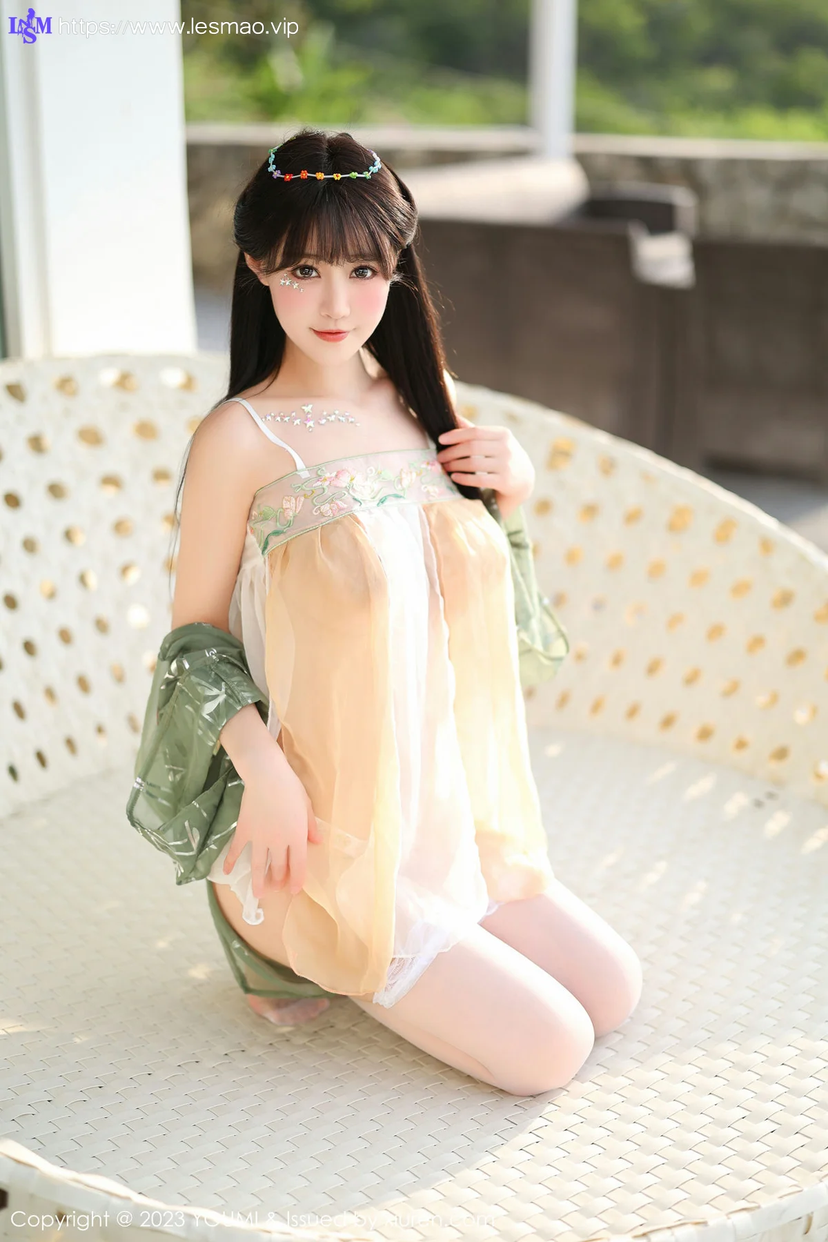 YOUMI 尤蜜荟 Vol.936 朱可儿Flora 诱人白色丝袜普吉岛旅拍111 - 4