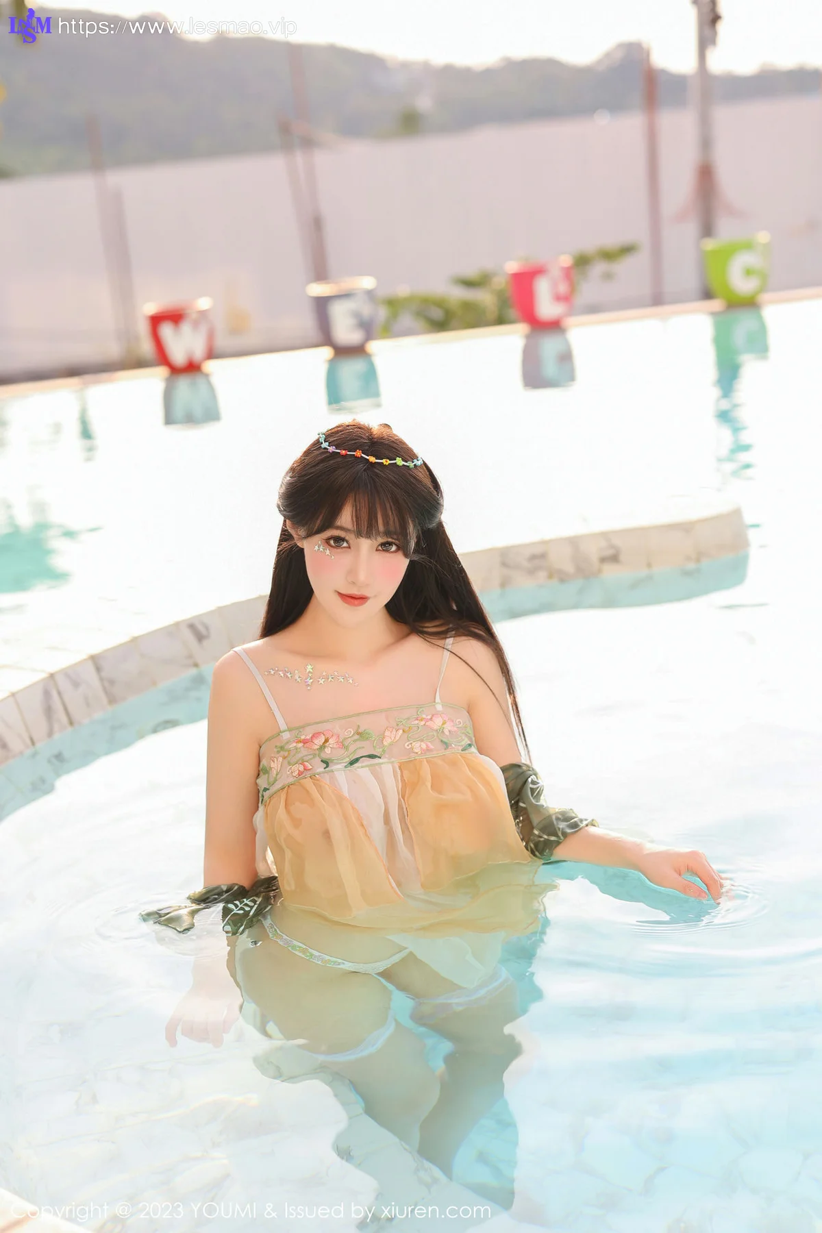 YOUMI 尤蜜荟 Vol.936 朱可儿Flora 诱人白色丝袜普吉岛旅拍111 - 33