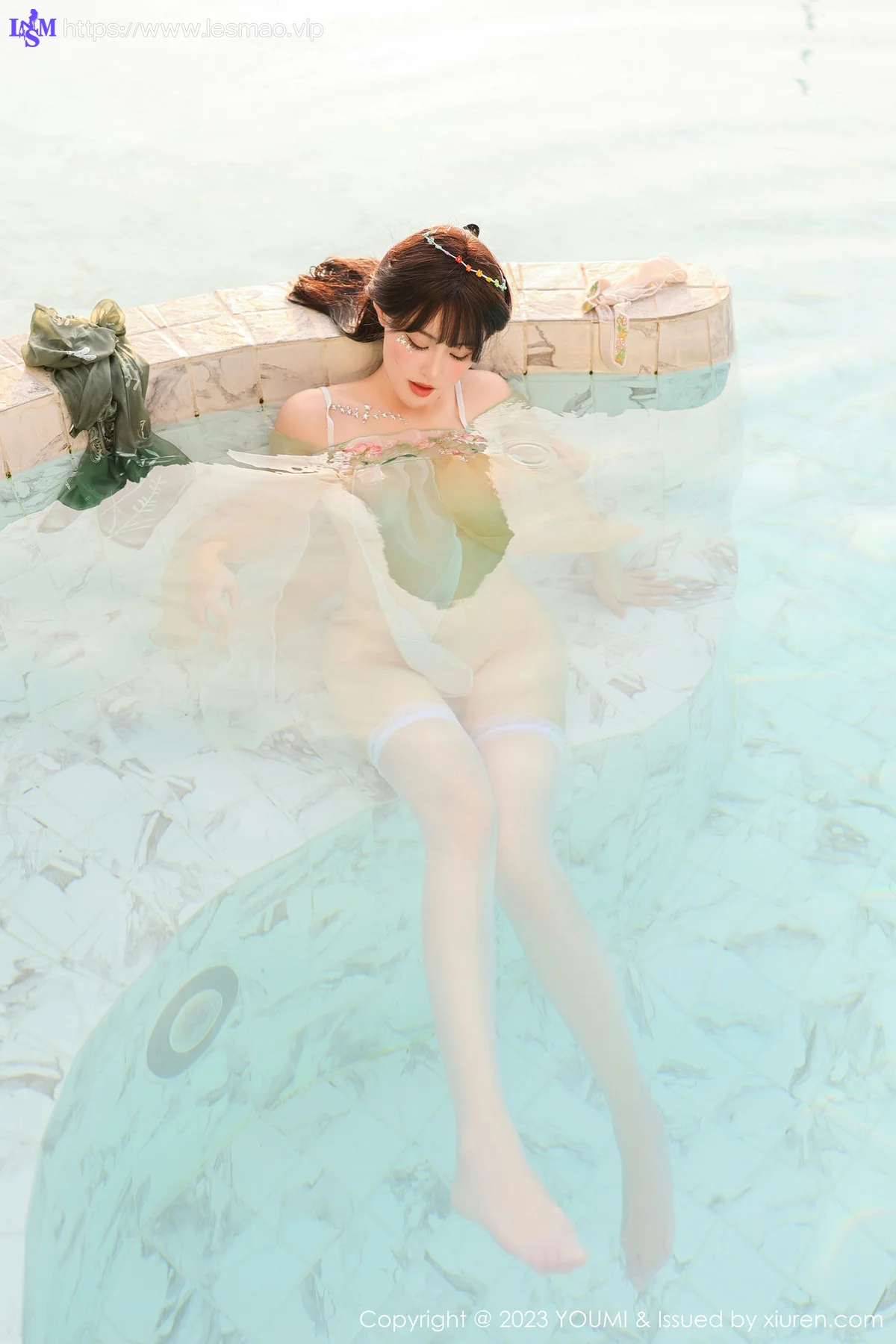 YOUMI 尤蜜荟 Vol.936 朱可儿Flora 诱人白色丝袜普吉岛旅拍111 - 66