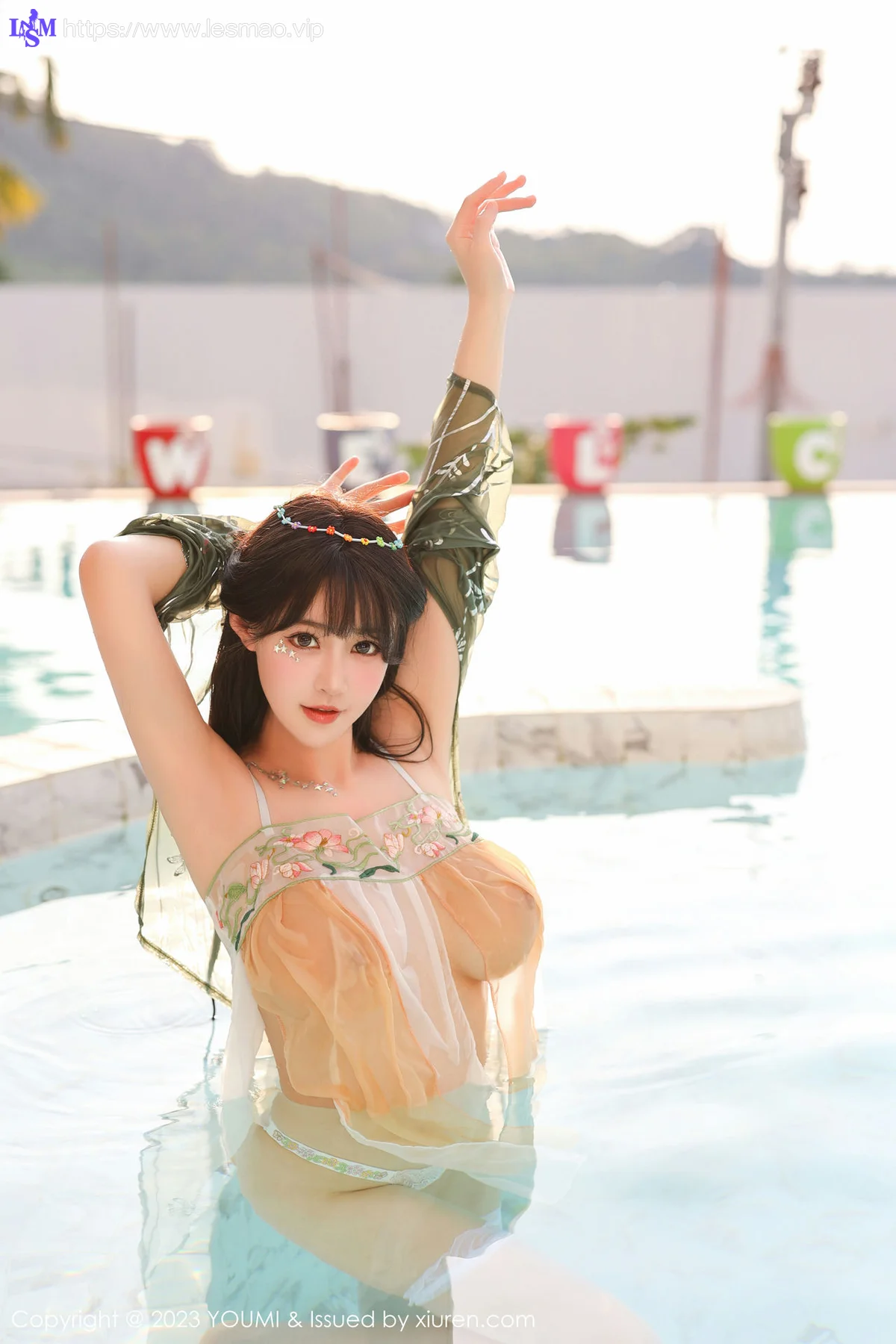 YOUMI 尤蜜荟 Vol.936 朱可儿Flora 诱人白色丝袜普吉岛旅拍111 - 80