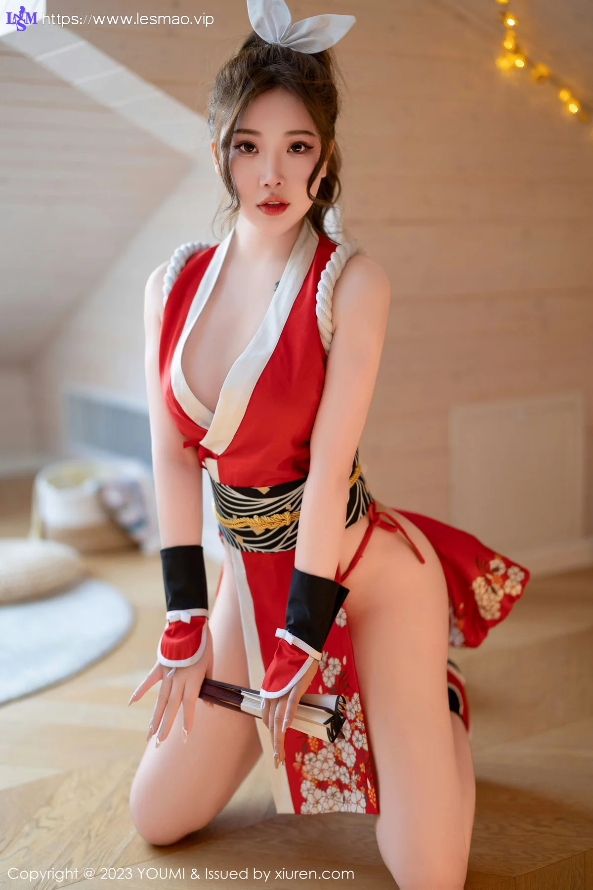 YOUMI 尤蜜荟 Vol.962 小海臀Rena 不知火舞cosplay性感写真 - 5