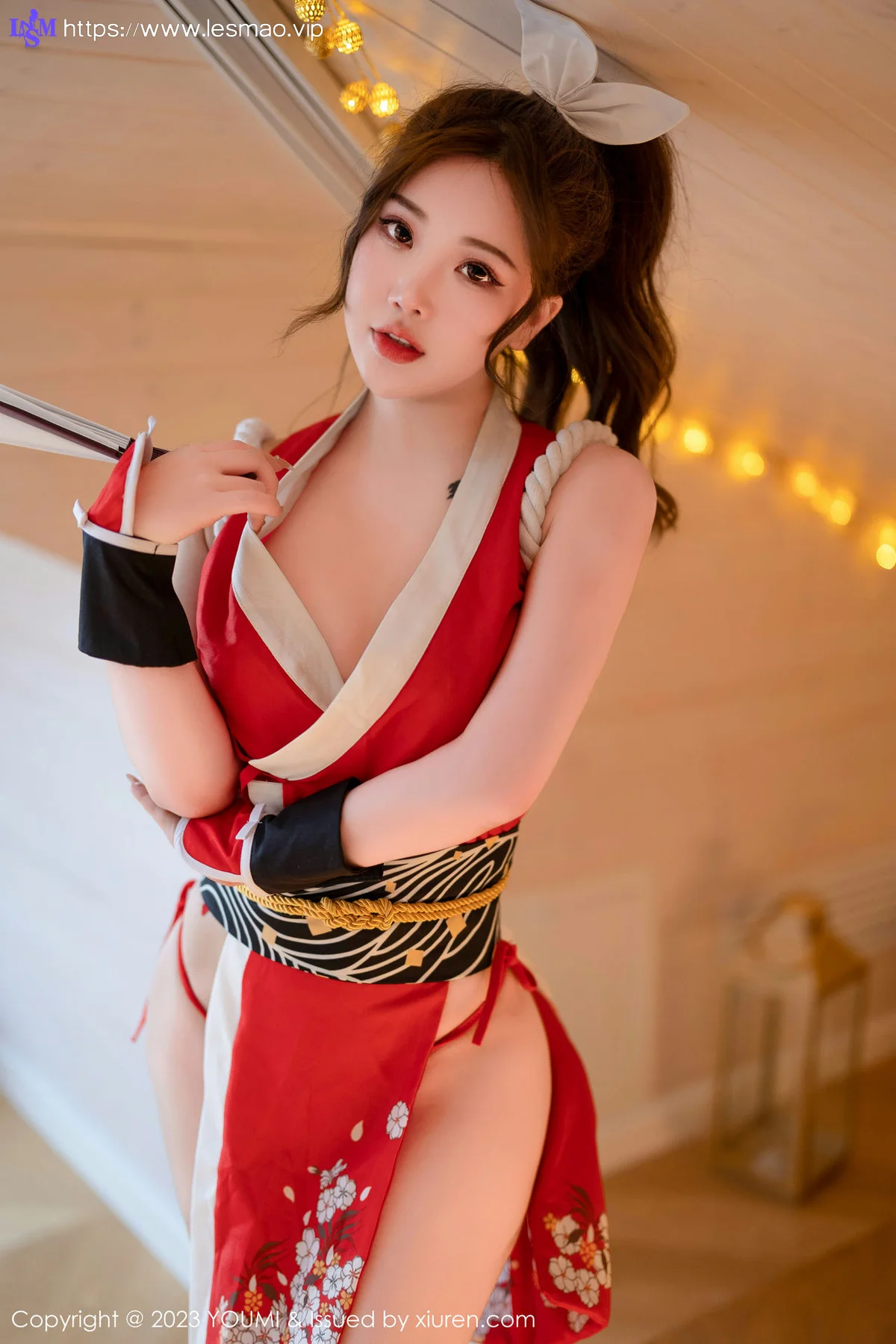 YOUMI 尤蜜荟 Vol.962 小海臀Rena 不知火舞cosplay性感写真 - 19
