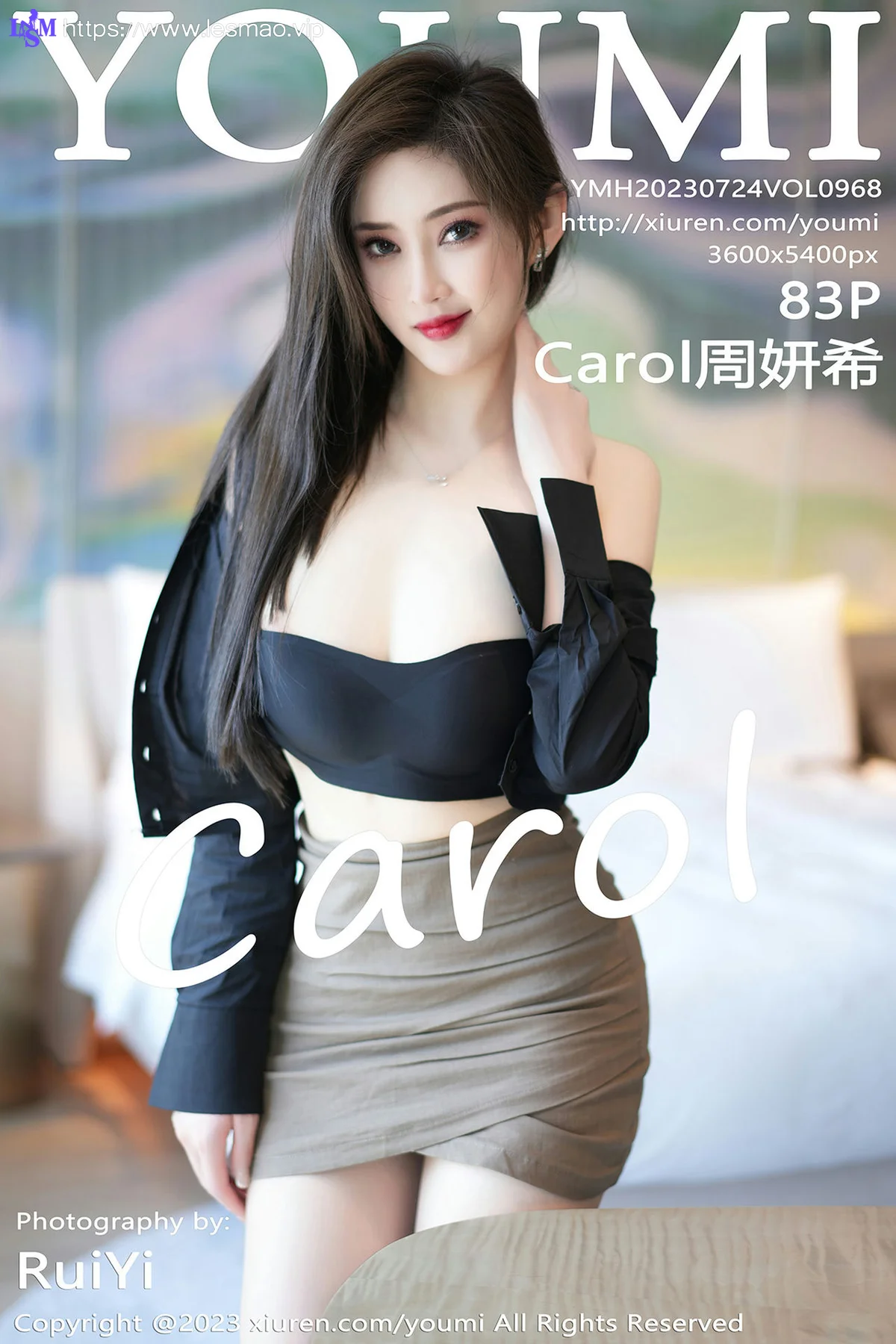 YOUMI 尤蜜荟 Vol.968 Carol周妍希 魅惑黑丝性感私房33 - 84