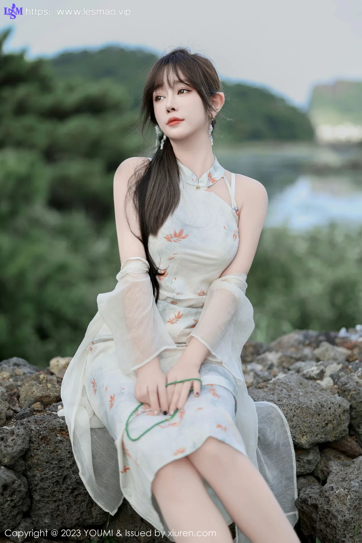 YOUMI 尤蜜荟 Vol.983 王雨纯 长款旗袍济州岛旅拍1 - 16