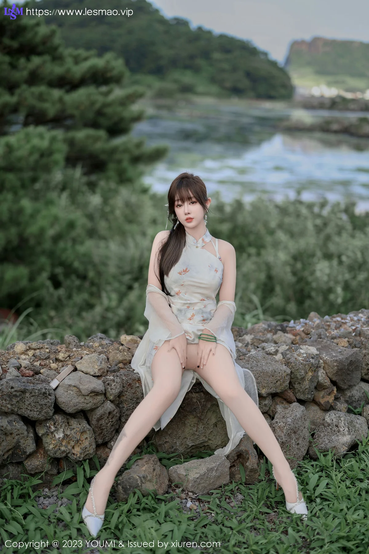 YOUMI 尤蜜荟 Vol.983 王雨纯 长款旗袍济州岛旅拍1 - 19