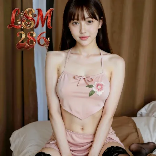 AIG  No.286 婉婉粉色肚兜套装