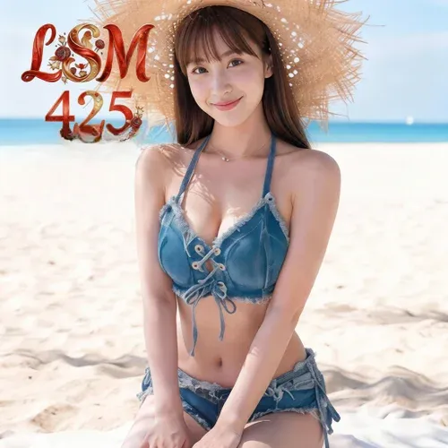 AIG  No.425 婉婉牛仔沙滩比基尼
