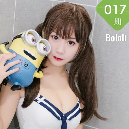 Bololi 波萝社 Vol.017 Modo 猫九酱SakuraVS小黄人 俏皮马尾少女