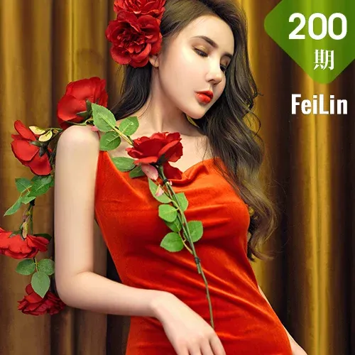FeiLin 嗲囡囡 Vol.200 伍月may首套写真