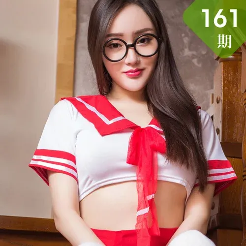Goddes 头条女神 No.161 Modo 麦苹果女学生服 眼镜美女