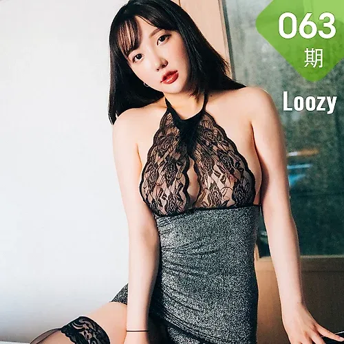 Loozy No.063 Ye Eun黑丝背心蕾丝内裤