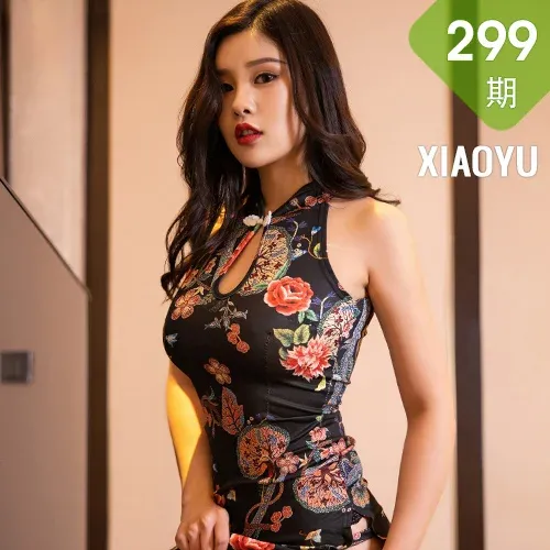 XIAOYU  语画界 Vol.299 古典韵味旗袍 周思乔Betty 魅惑黑丝