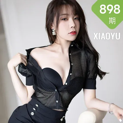 XIAOYU  语画界 Vol.898  徐莉芝Booty 黑色轻透上衣杭州旅拍22