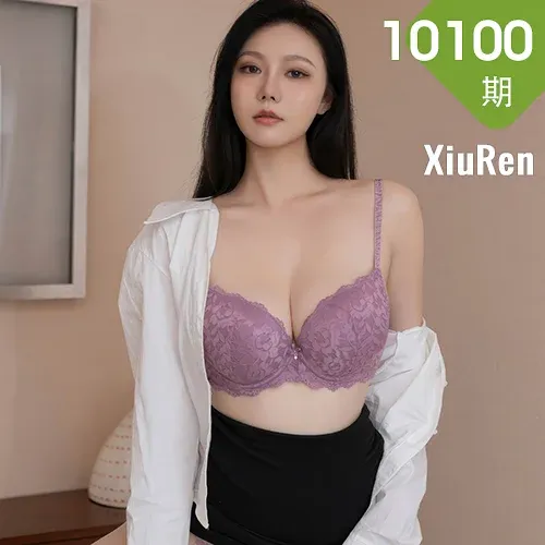 XiuRen 秀人 No.10100 安然anran 玉体紫色内衣