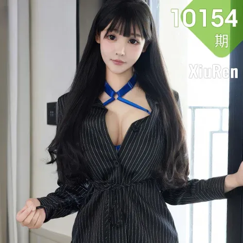 XiuRen 秀人 No.10154 智恩baby 性感蓝色情趣内衣