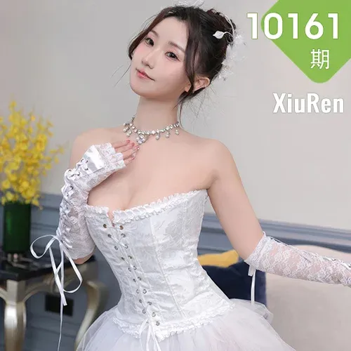 XiuRen 秀人 No.10161 杏子Yada 白色连衣短裙