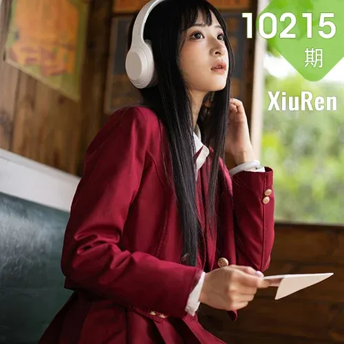 XiuRen 秀人 No.10215 茂木希子 新人红色裙子肉色丝袜