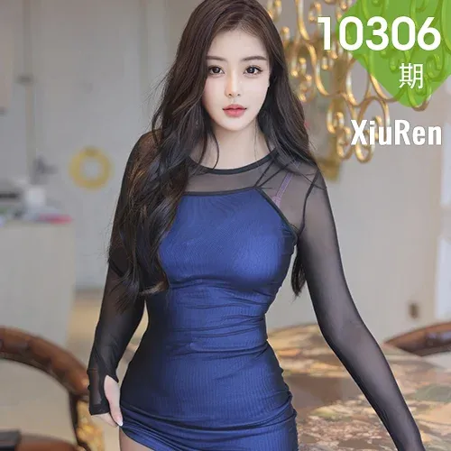 XiuRen 秀人 No.10306 希雅sia 蓝色连衣短裙