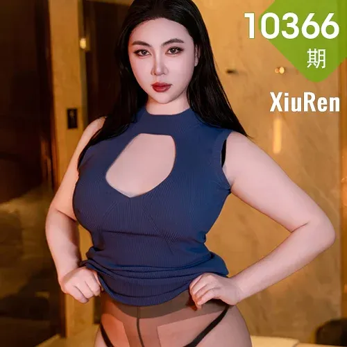 XiuRen 秀人 No.10366 风景尤美 熟女蓝色连衣短裙