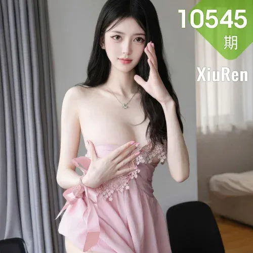 XiuRen 秀人 No.10545 白小蝶 粉色连衣短裙
