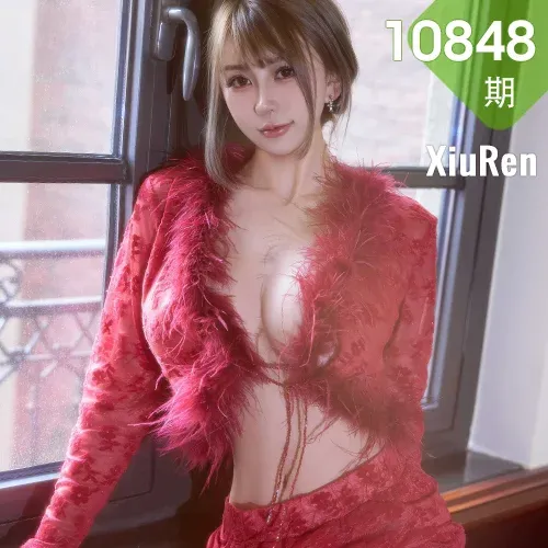 XiuRen 秀人 No.10848 Zoe柚柚美乳玉背红色复古服饰