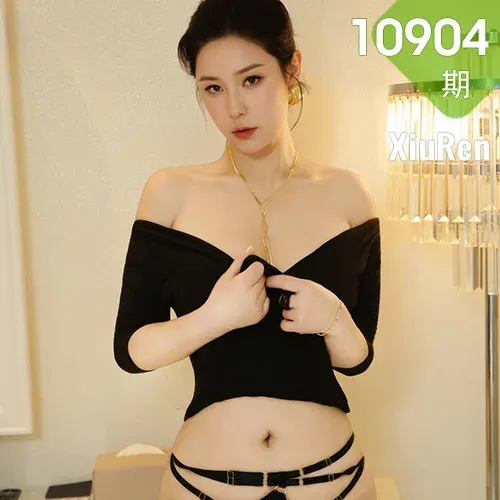 XiuRen 秀人 No.10904 刘瑾希 黑色连衣短裙