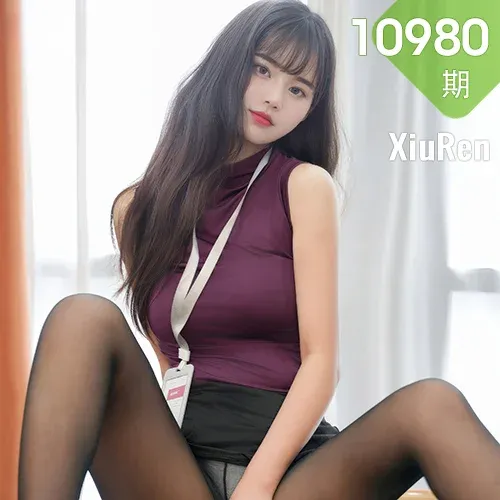 XiuRen 秀人 No.10980 艾米丽 紫色OL极致美腿诱惑妩媚