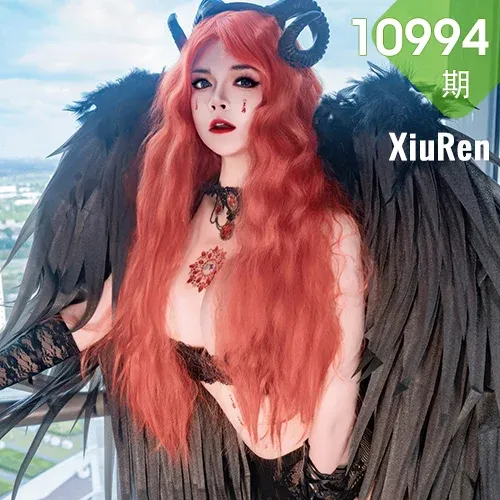 XiuRen 秀人 No.10994 伊丽莎有点白 的哥特系小恶魔cosplay